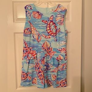 NWT Tropical themed scuba romper